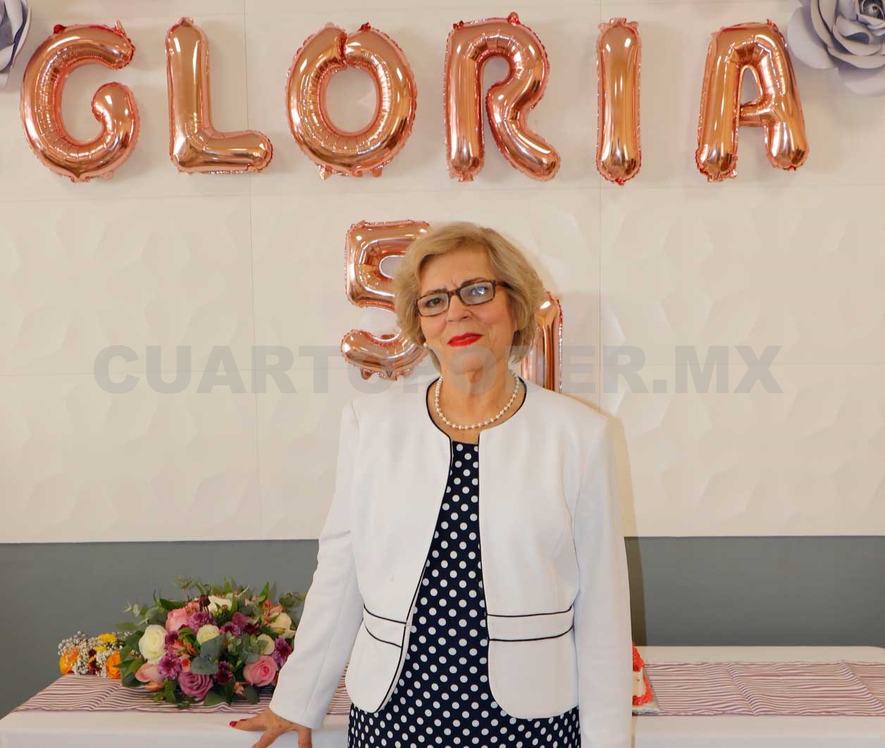 Gloria fue festejada