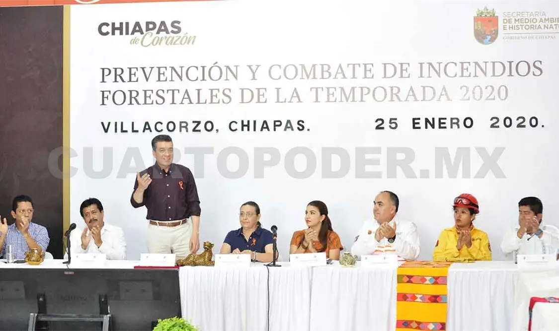 Llama Rutilio a presidentes municipales a prevenir incendios