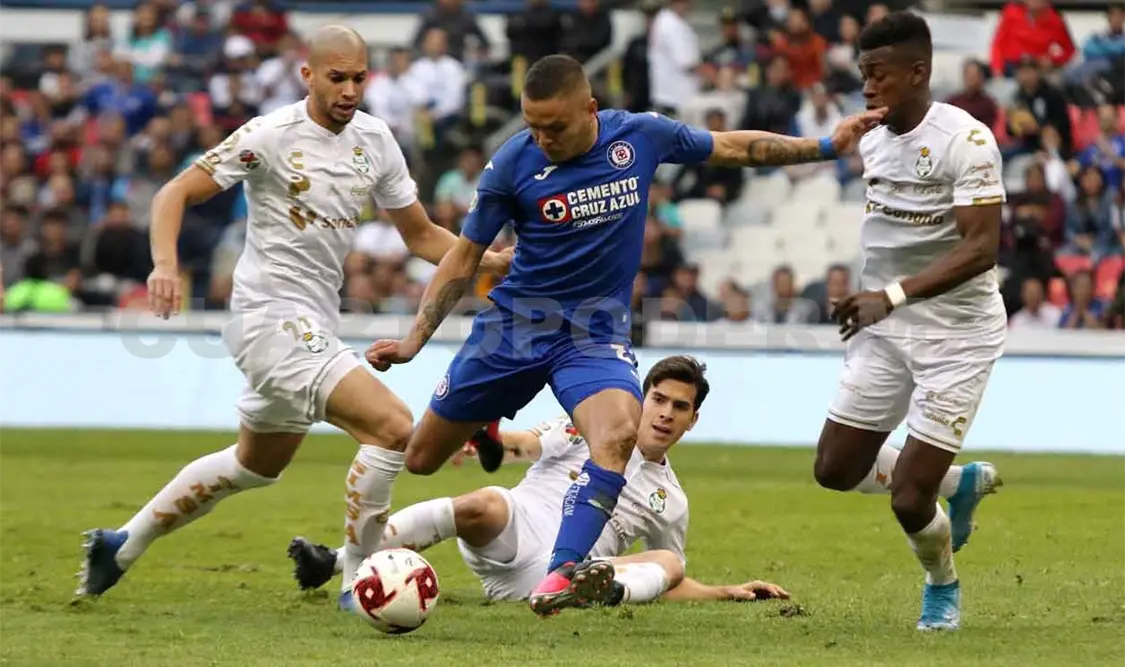 Celestes se quitan el óxido; golean 3-0 a Santos