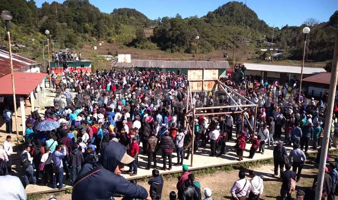 Advierten nuevo brote de violencia en Oxchuc