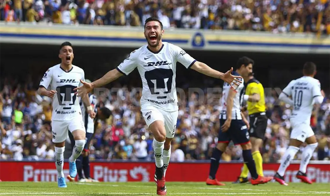 Pumas se impone por la mínima ante Monterrey