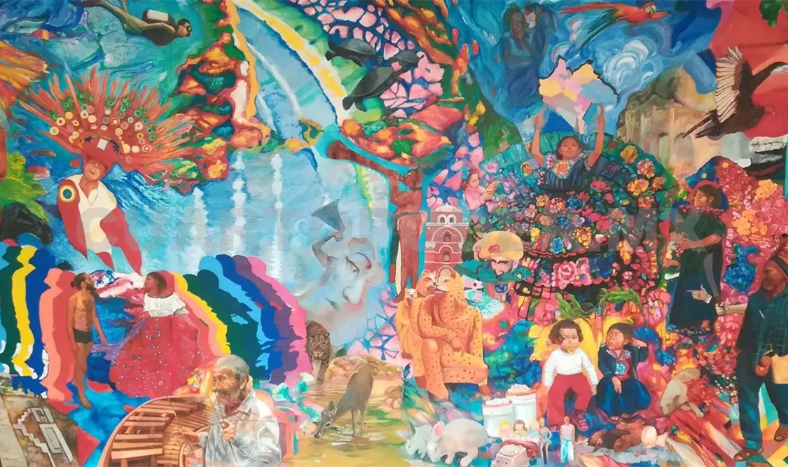 Mural en Tuxtla Gutiérrez. Guillermo Ramos