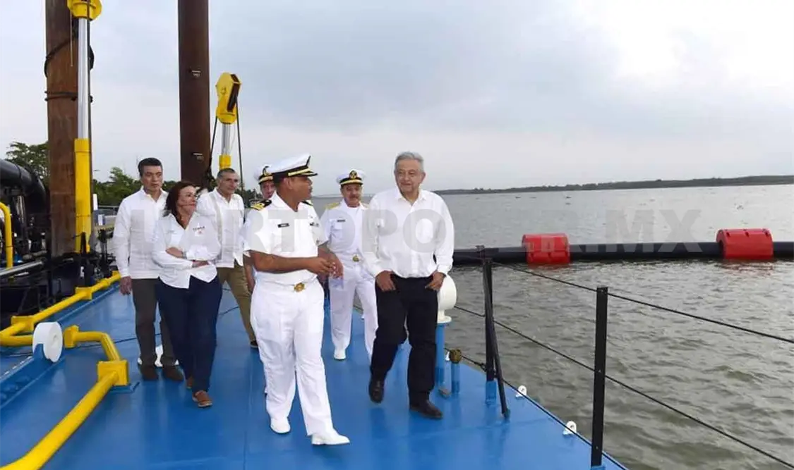 Semar dragará al Grijalva para la navegación