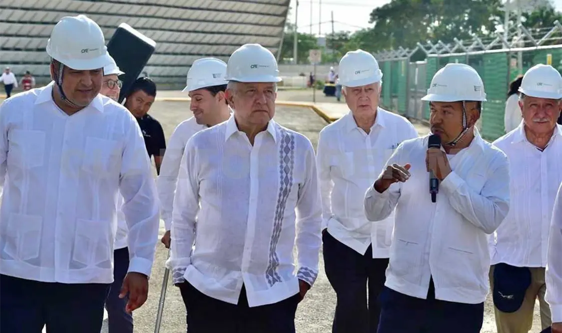 Andrés Manuel López Obrador estuvo en un encuentro multitudinario en el centro de la capital campechana. Presidencia