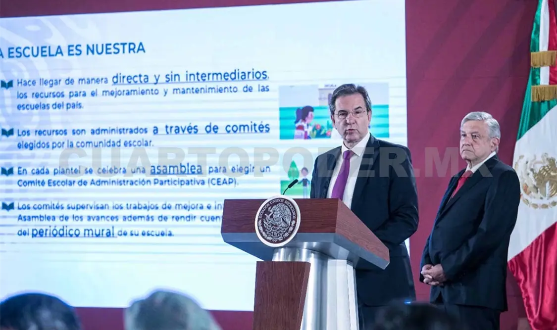 Presentan programa “La Escuela es Nuestra”