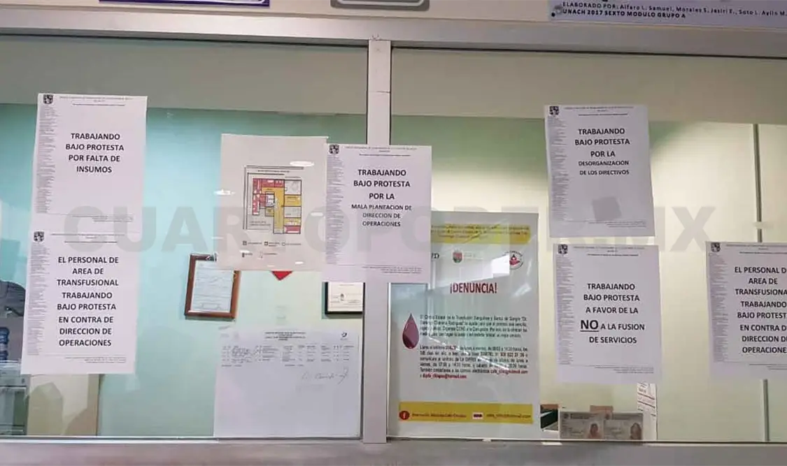En Ciudad Salud trabajan bajo protesta