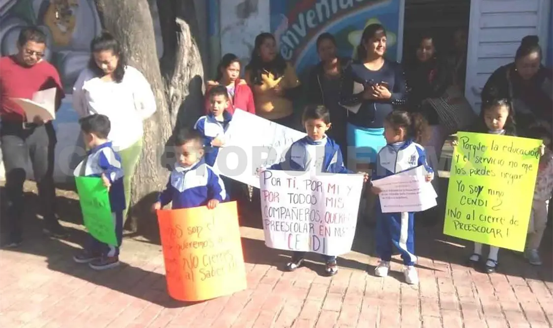 Padres piden que no se cierre el Cendi
