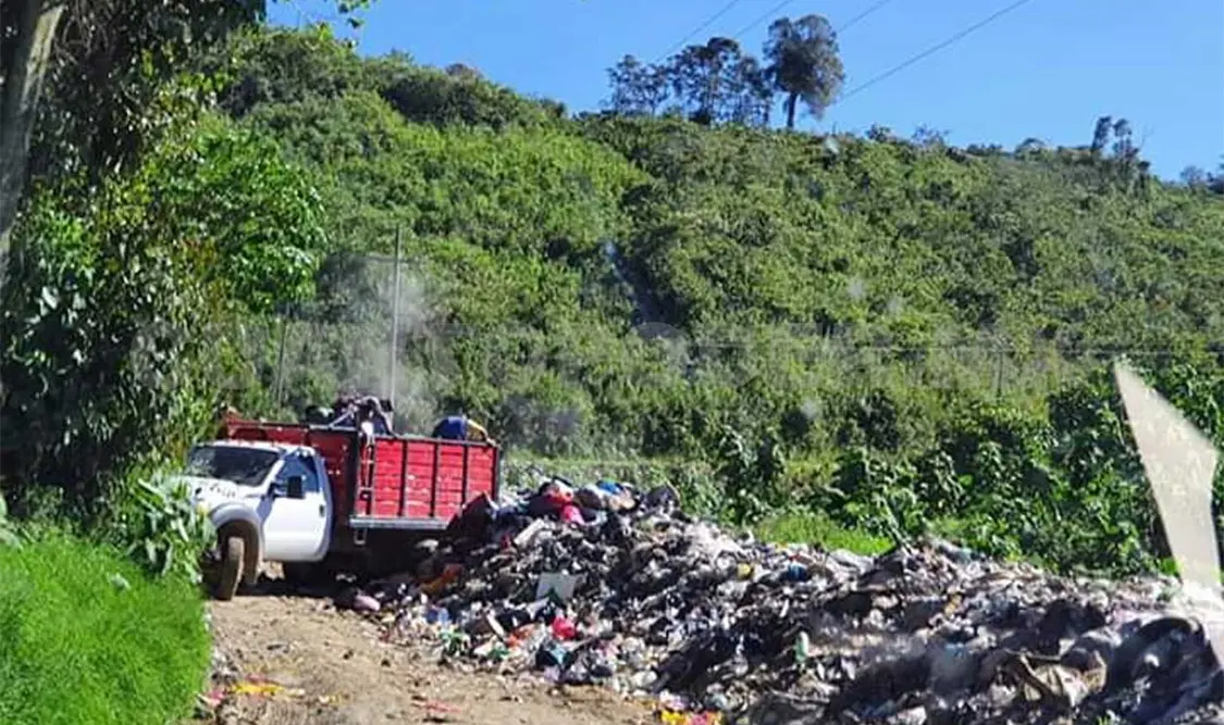 Basurero de Tila en pésimas condiciones