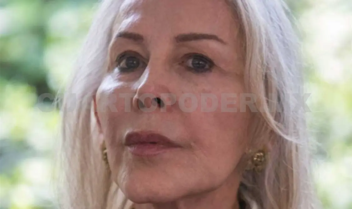 La periodista Silvia Lemus, viuda de Carlos Fuentes. Cortesía