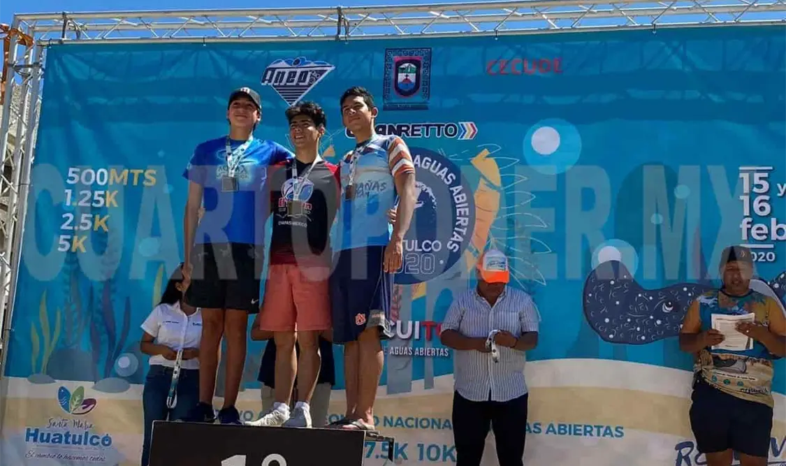 Jorge Rafael logró un gran desempeño en el evento desarrollado en la Playa Maguey y Bahía de Santa Cruz. Cortesía