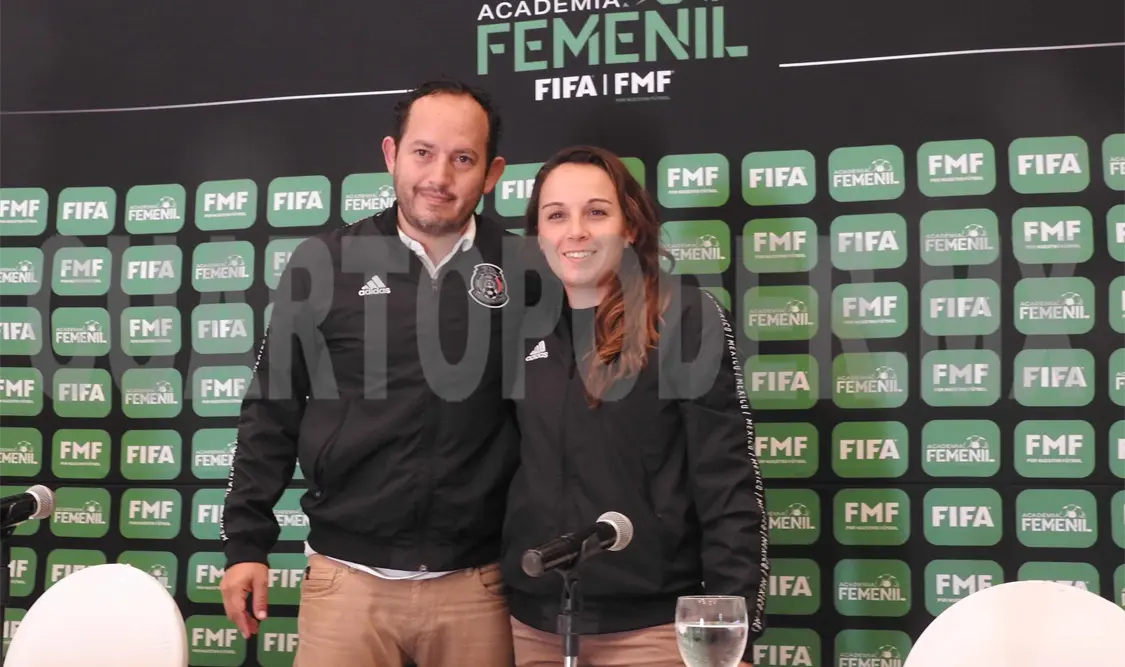 Ana Galindo, directora técnica de la selección nacional de México femenil sub-15, encabeza este importante proyecto a nivel internacional. Jesús Ortega/CP