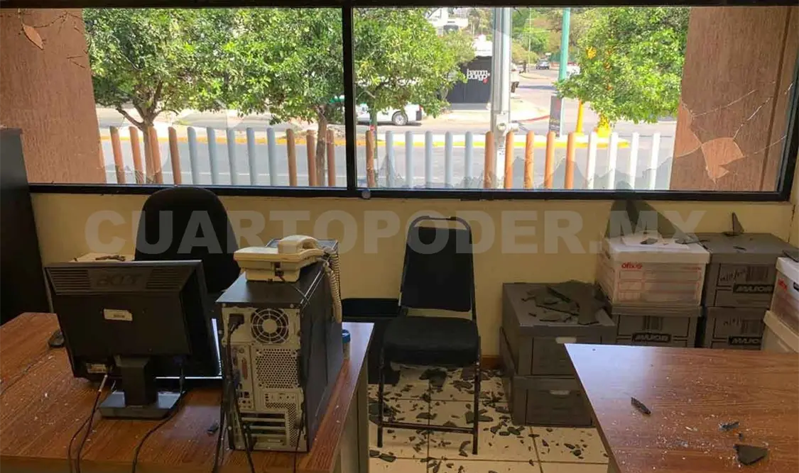 Vandalizan instalaciones de edificio educativo
