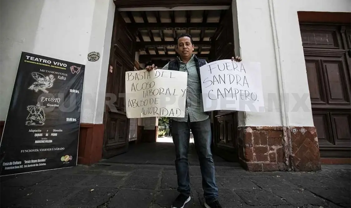 Denuncian acoso laboral en Cultura de Coyoacán