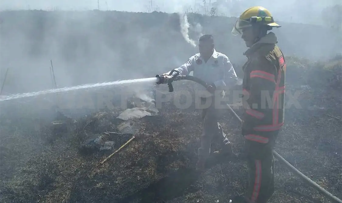Se registra primer incendio forestal