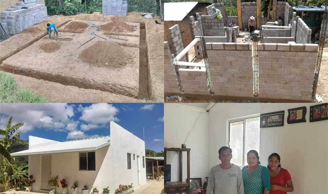 El enfoque de autoconstrucción permite a los habitantes intervenir en sus viviendas de forma positiva. Cortesía