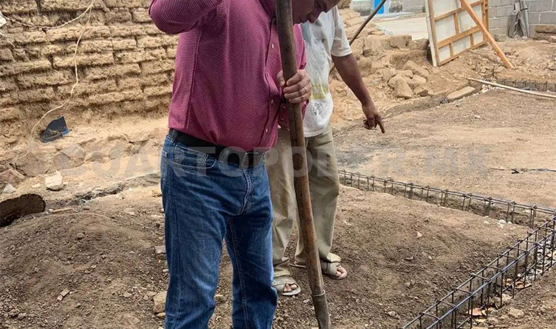 Ingenieros verifican viviendas reconstruidas