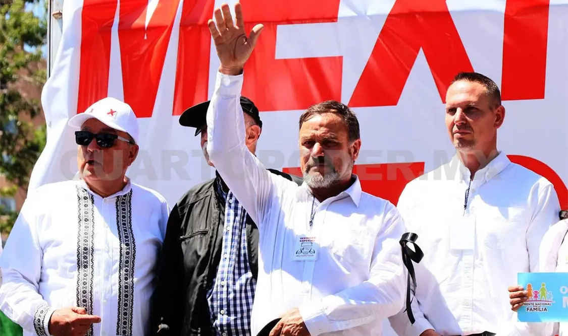Familia LeBarón encabeza Marcha por la Justicia y la Paz