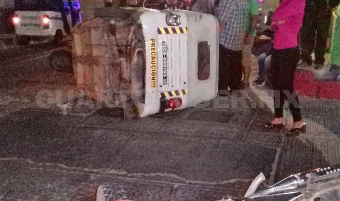 Encontronazo salda con dos lesionados