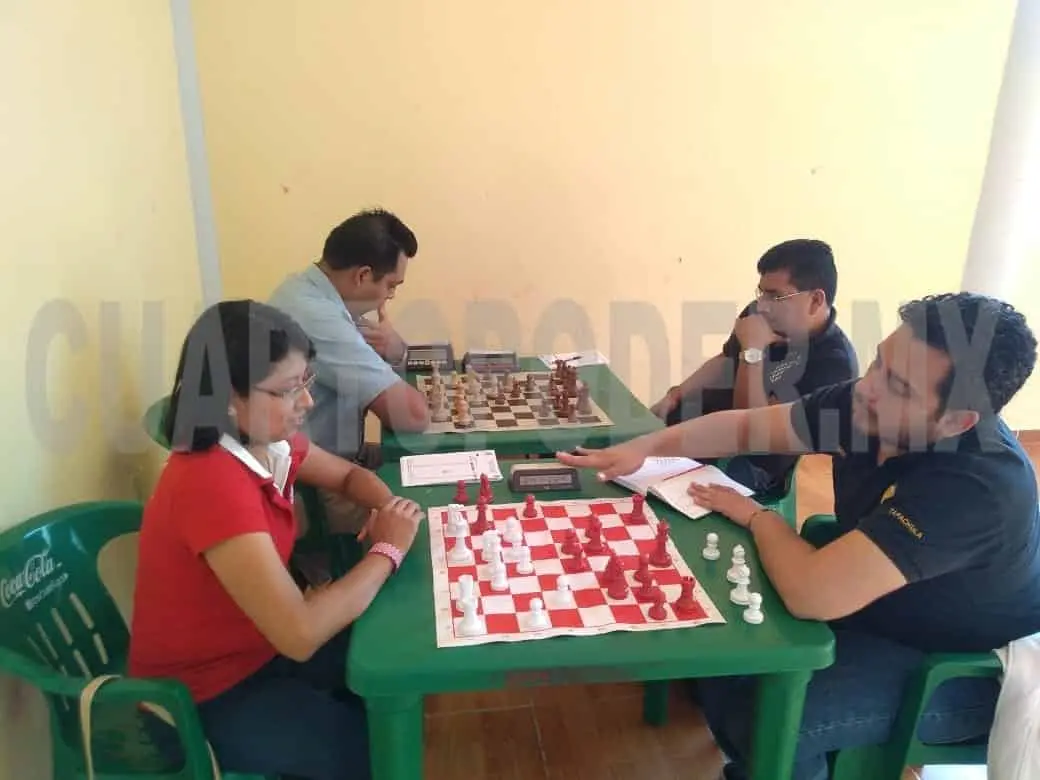 Acciones en la Facultad de Humanidades de la Unicach, la casa del Ajedrez en Tuxtla Gutiérrez. Cortesía