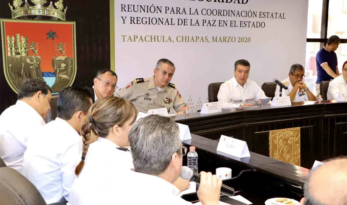 Rutilio Escandón dijo que se debe mantener la unidad y comunicación para prevenir y combatir el delito. CP