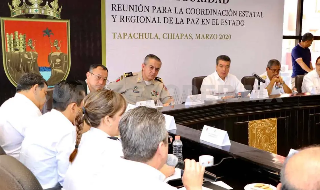 Encabeza Escandón reunión para la paz y la seguridad