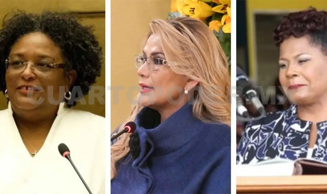 En las sillas para el ejercicio del poder en 35 países de América en 2020 solo hay tres mujeres presidentas frente a 32 hombres. Agencias