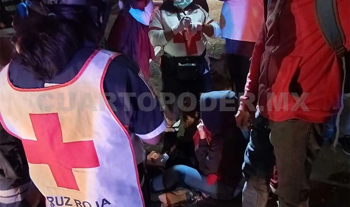 Los heridos fueron valorados por paramédicos de la Cruz Roja y descartaron lesiones de gravedad. CP
