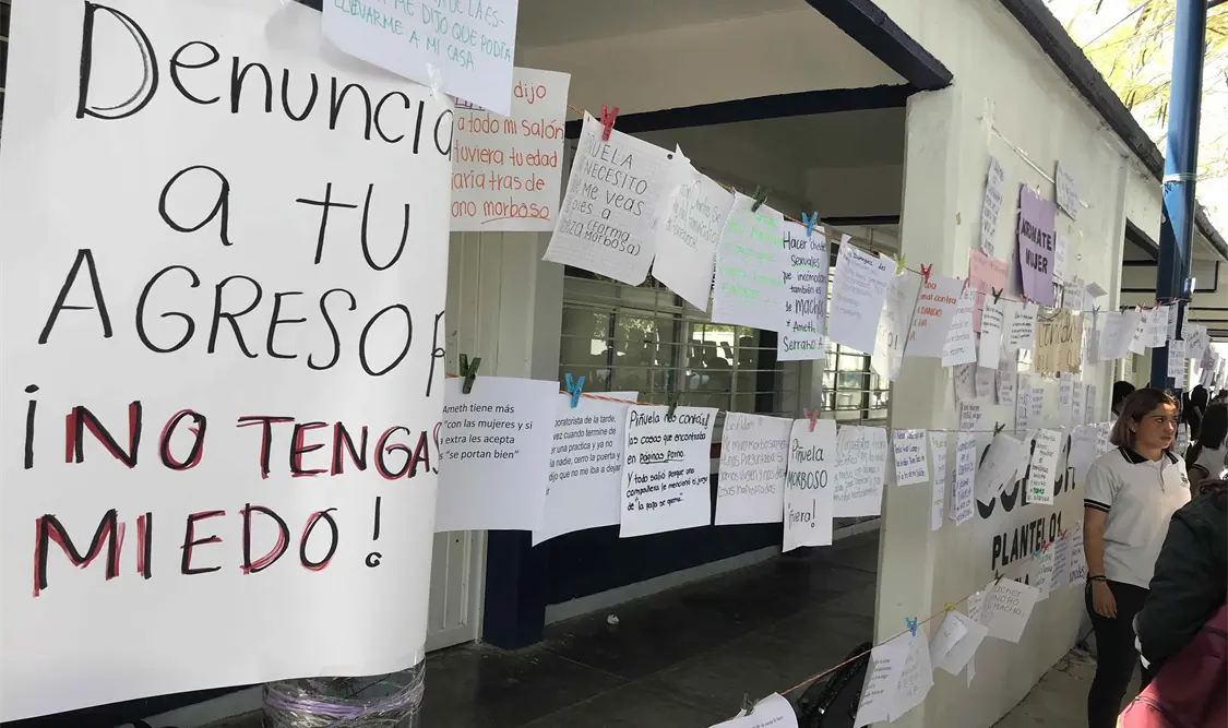 Gran afluencia de denuncias por parte de alumnas del Cobach 01. Guillermo Ramos / CP