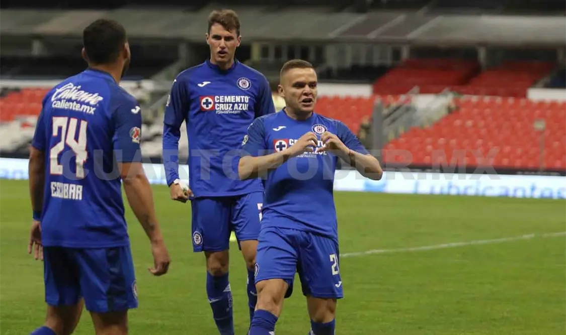 Cruz Azul vence al América por la mínima y es superlíder