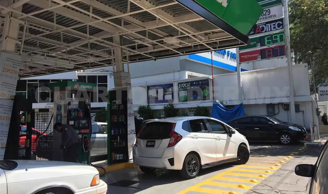 Venden gasolina en 16.90 en estación de Iztapalapa