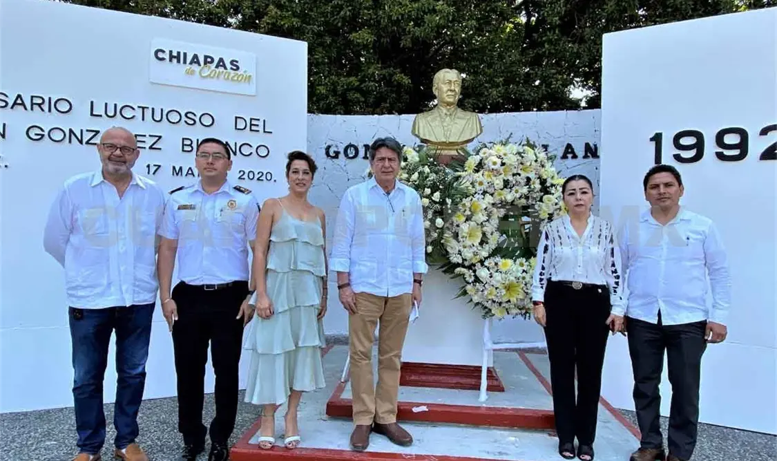 Rinden homenaje luctuoso a Don Salomón González