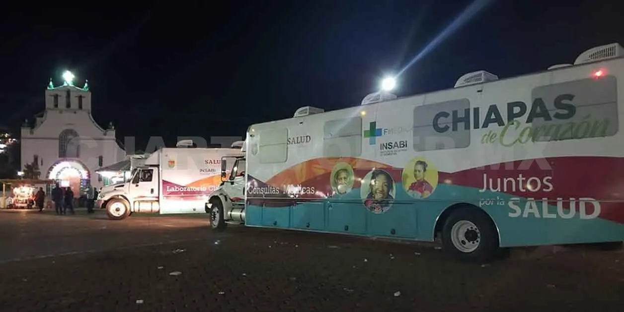 Llegan a Chamula Unidades Médicas Itinerantes