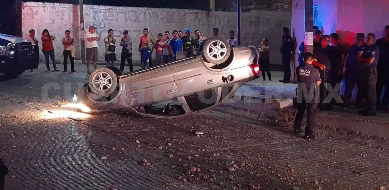 Por conducir ebrio provoca accidente