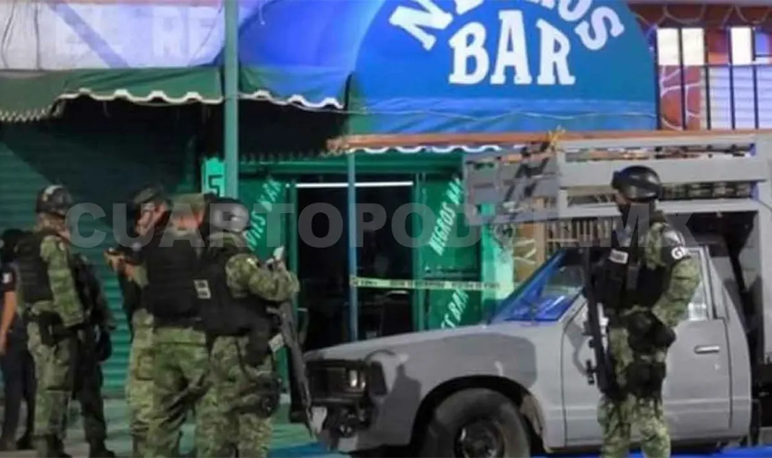 Ataque en bar deja cuatro muertos