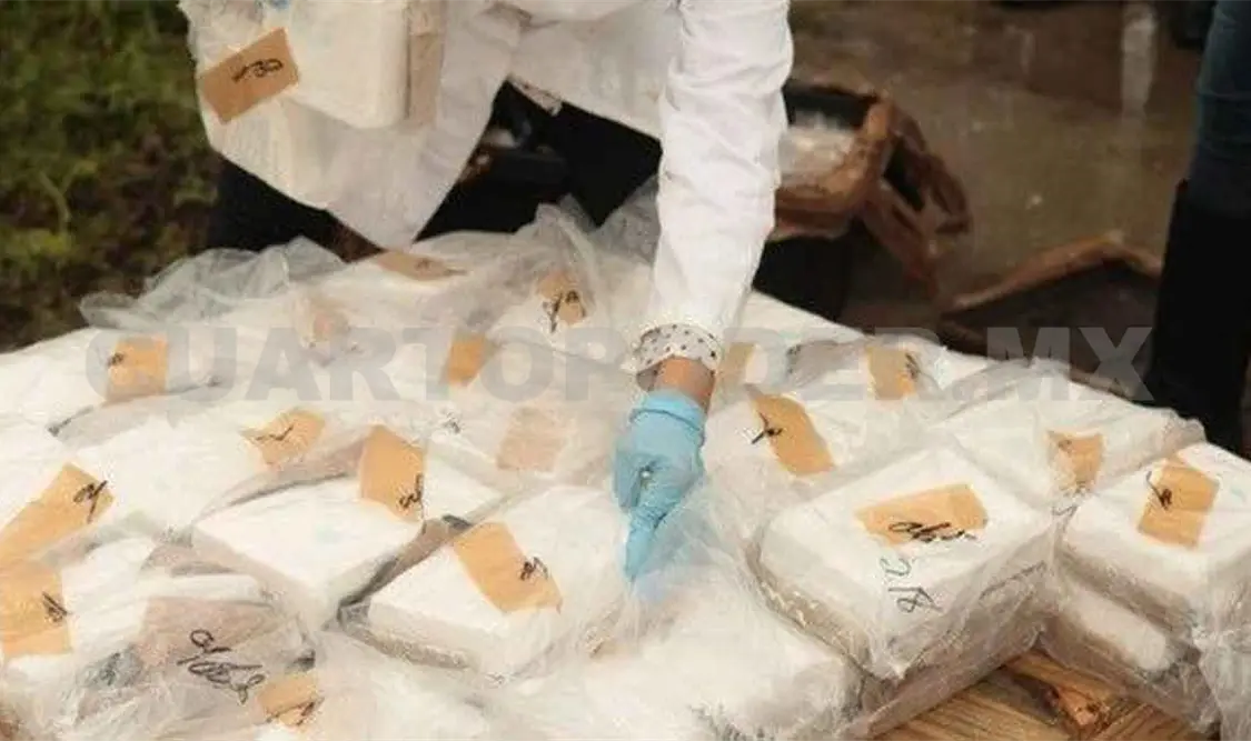 Decomisan cocaína con valor de 6.3 mdp