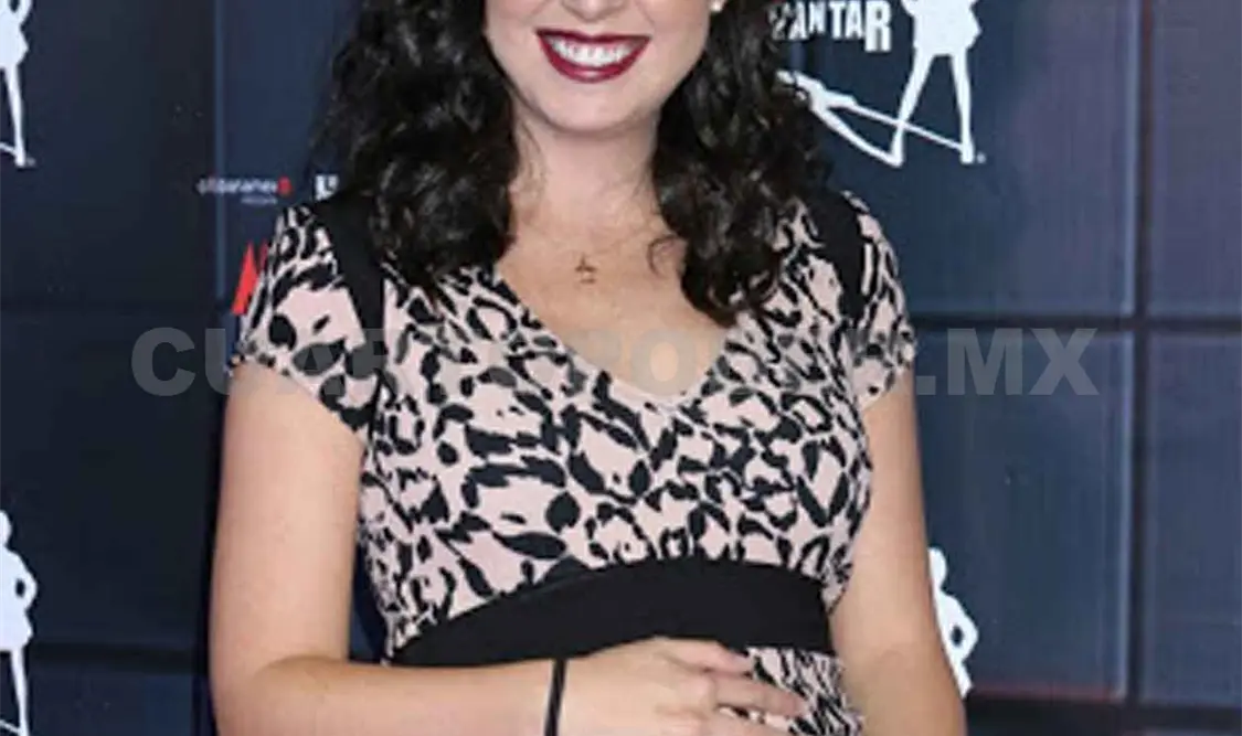 Fátima Torre, a punto de dar a luz