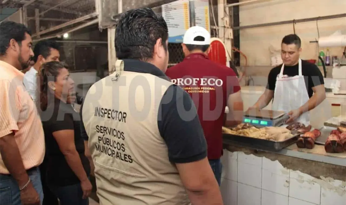 En los recorridos, personal de la Odeco-Profeco está siendo acompañada por autoridades municipales y estatales. CP