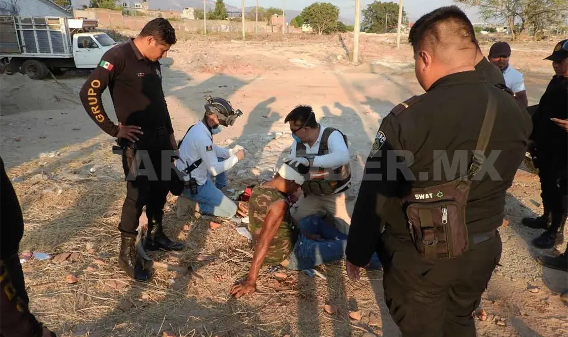 Acuchillan y apedrean a sujeto durante riña