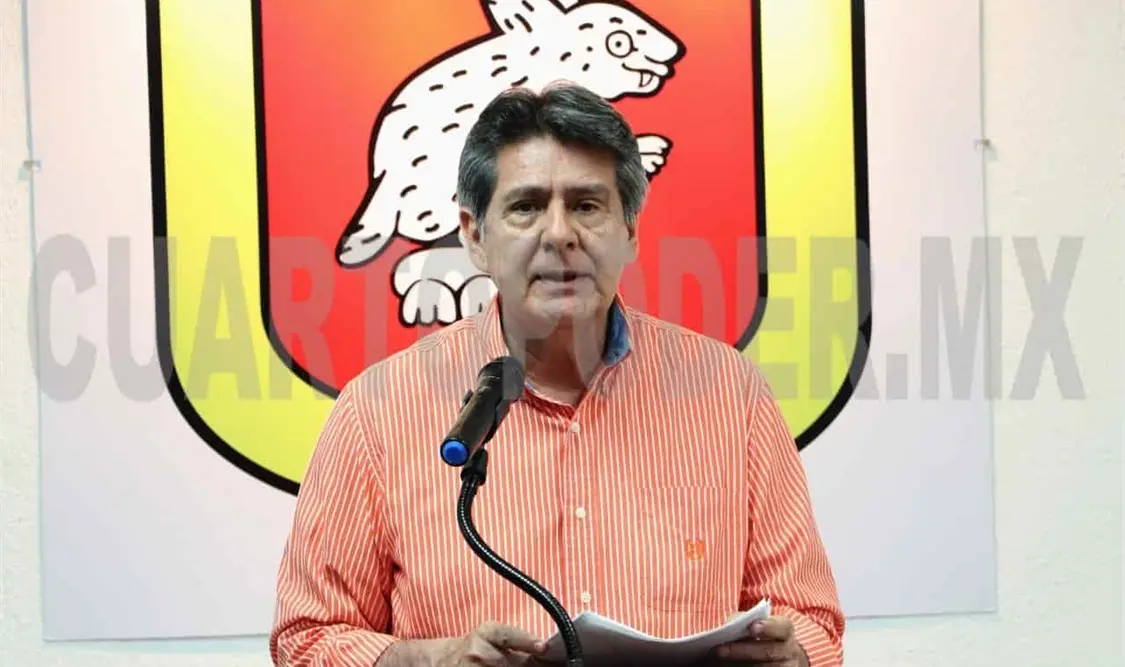 Carlos Morales, alcalde de Tuxtla, hace un llamado a que se pague oportunamente el recibo de agua al Smapa. Cortesía