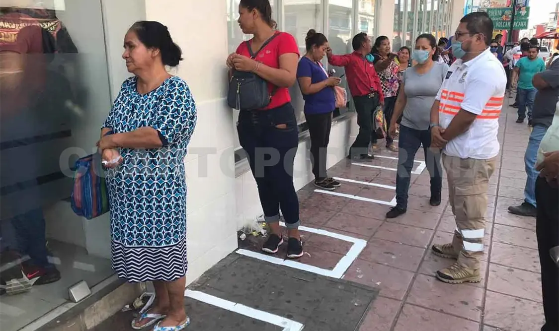 Aplican programa Susana Distancia en bancos
