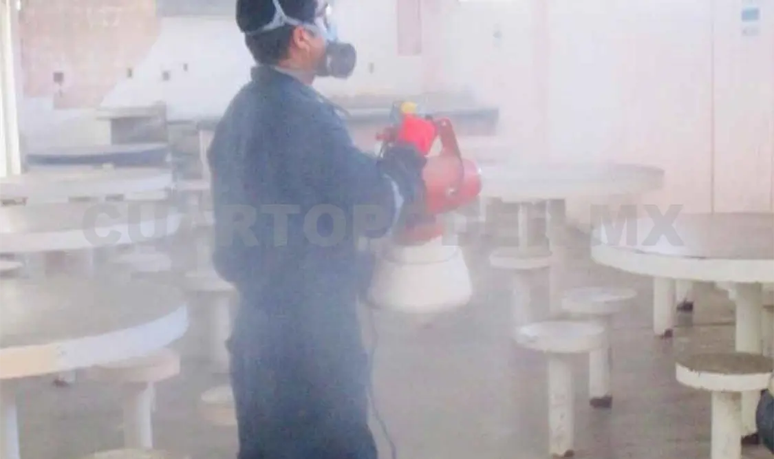 Realizan fumigación en Cerss 14, “El Amate”
