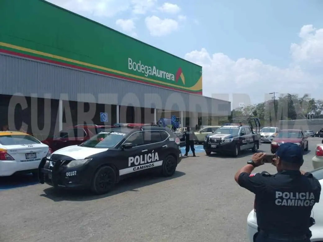 Vigilancia de la SSyPC en centros comerciales. Cortesía