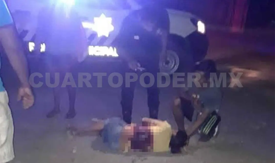 Balean a pareja en violento asalto