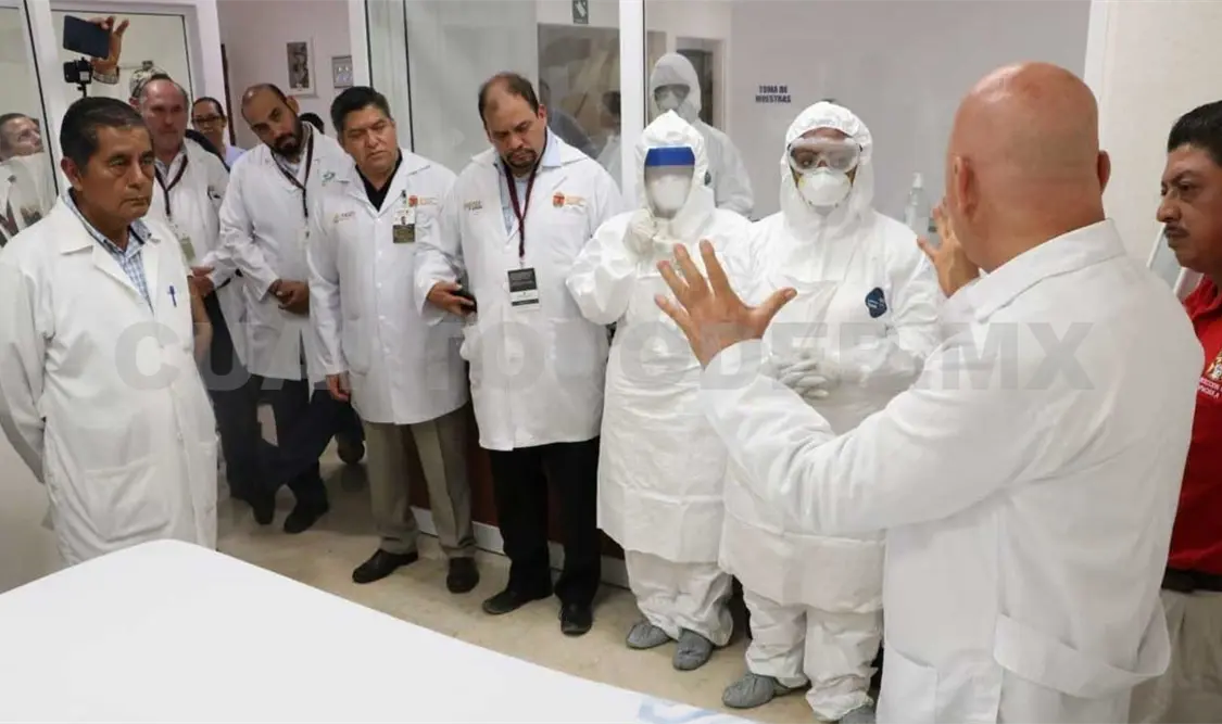 El secretario de Salud, José Manuel Cruz Castellanos, dijo que se están fortaleciendo los servicios de salud en la región de Los Altos. Cortesía
