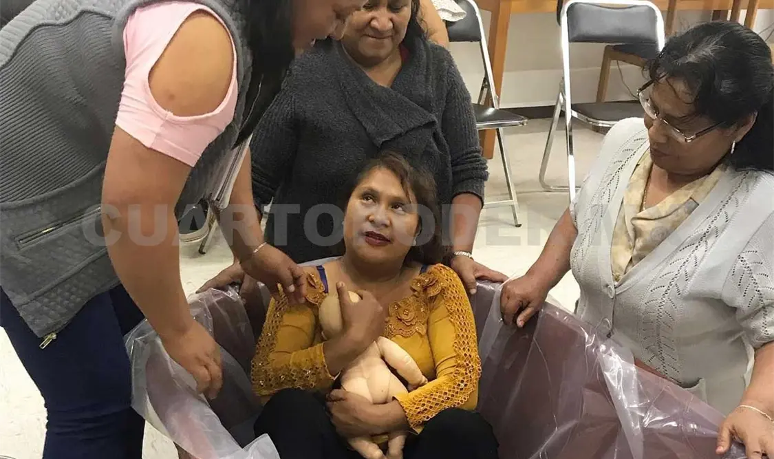 En la agrupación hay parteras con experiencia de más de 40 años y en conjunto han atendido en los dos años recientes, siete mil partos. Cortesía