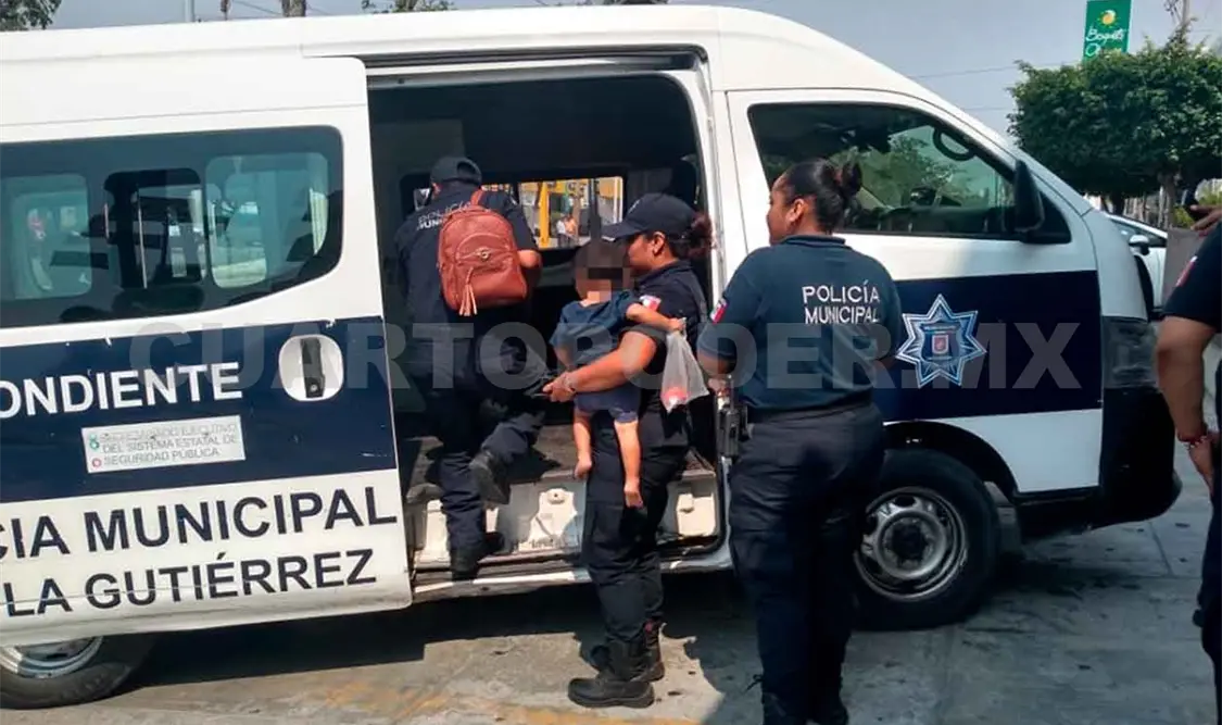 Rescatan a cuatro menores abandonados