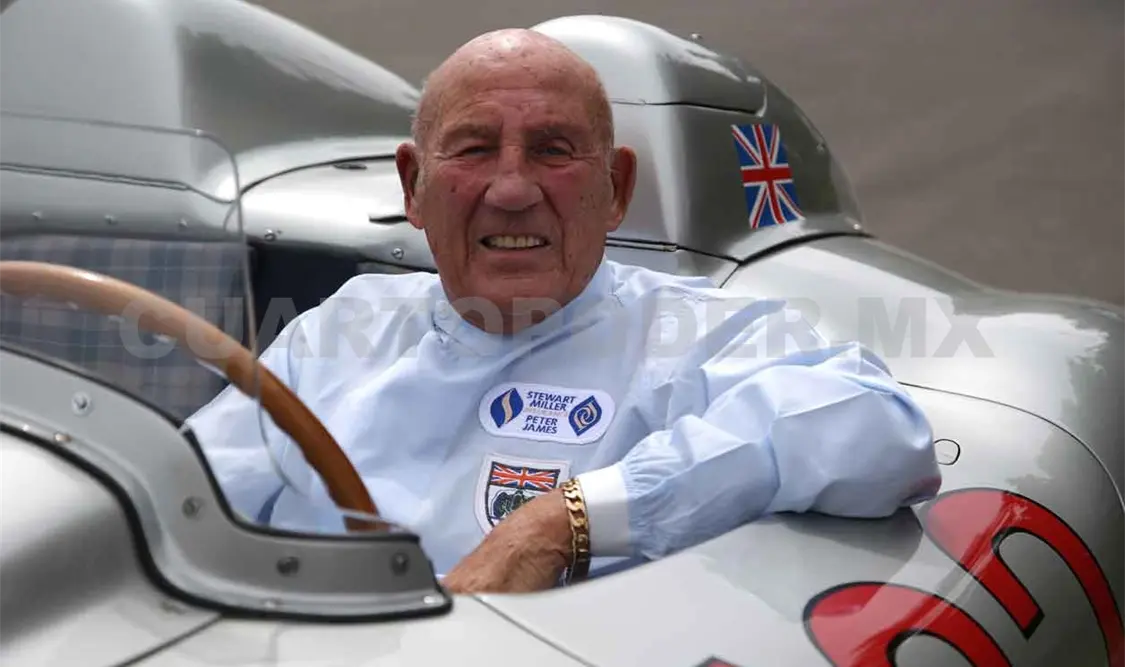 Falleció Stirling Moss, leyenda de la pista