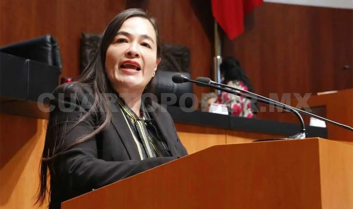 La diputada Juárez Piña propuso reformar la Constitución para prohibirles a funcionarios ser candidatos a cargos de elección popular. Twitter