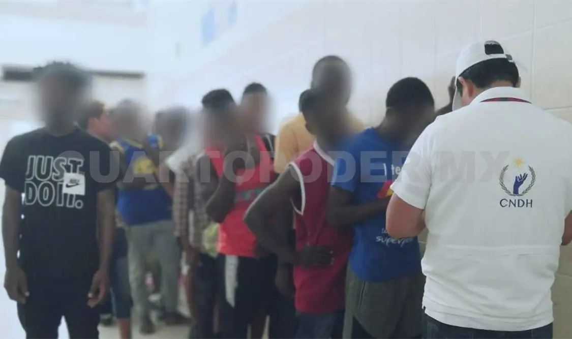 Existen migrantes que pasan meses dentro de las estaciones migratorias en el sur y norte del estado. Cortesía