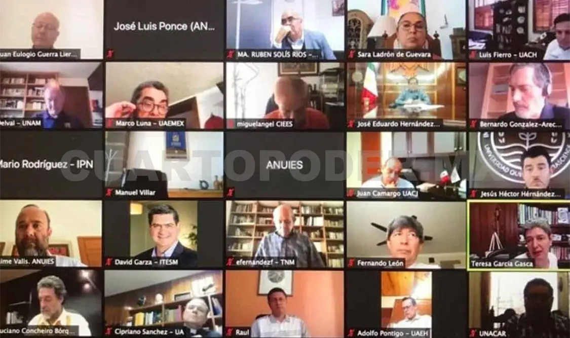 Acuerdan rectores estrategia para mantener clases